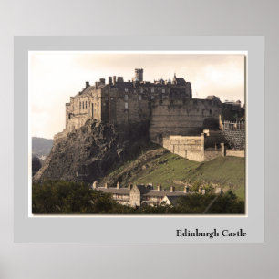 Póster Castillo de Edimburgo