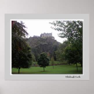 Póster Castillo de Edimburgo