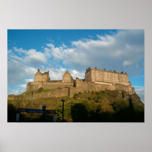 Póster Castillo de Edimburgo