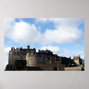 Póster Castillo de Edimburgo en Escocia