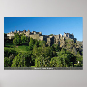 Póster Castillo de Edimburgo, Escocia