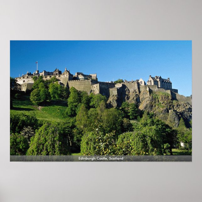 Póster Castillo de Edimburgo, Escocia (Frente)