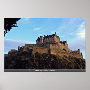 Póster Castillo de Edimburgo, Escocia