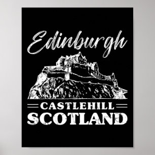 Póster Castillo de Edimburgo Escocia Escocés Europa Vacac