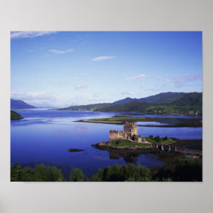 Póster Castillo de Eilean Donan, Dornie, Highlands,
