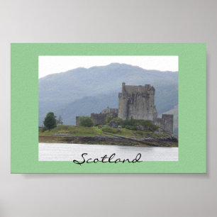 Póster Castillo de Eileen Donan, Escocia