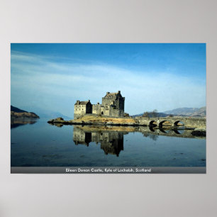 Póster Castillo de Eileen Donan, Kyle of Lochalsh, Escoci