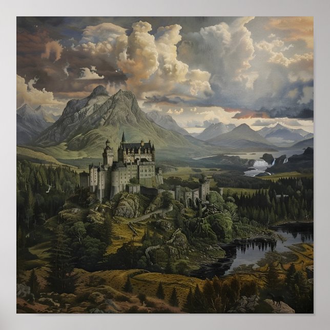 Póster Castillo de Escocia (Frente)