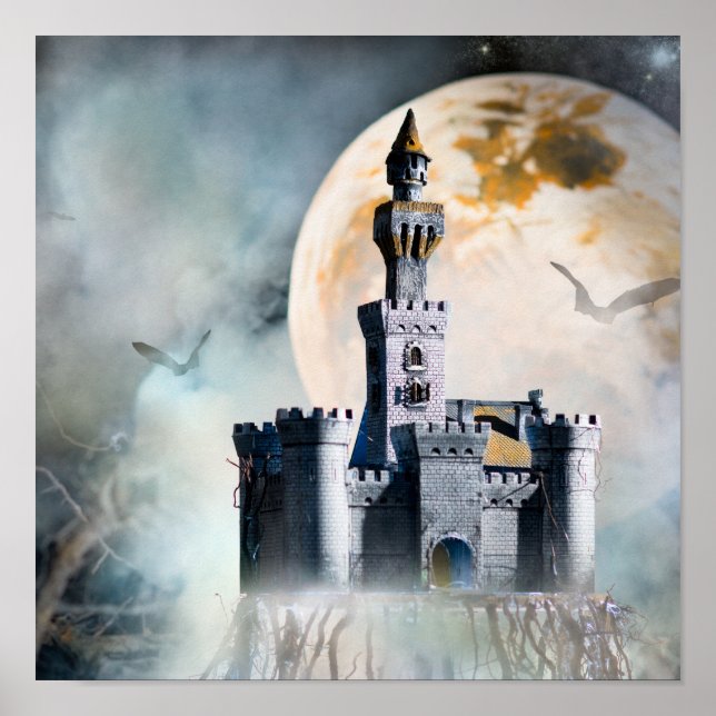 Póster Castillo de fantasía (Frente)