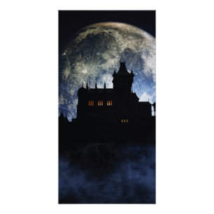 Póster Castillo de fantasía durante la noche