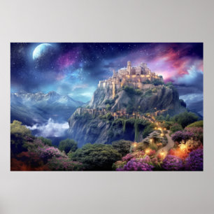 Póster Castillo de fortaleza OtherworldldDimension Fantas