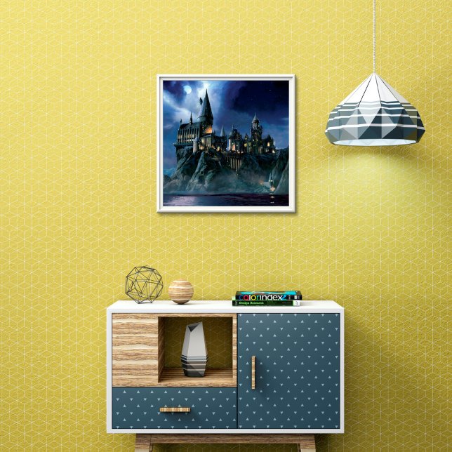 Póster Castillo de Harry Potter | Hogwarts iluminados por (Subido por el creador)