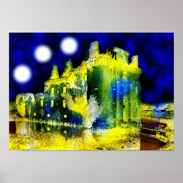 Póster Castillo de Haunted (Frente)