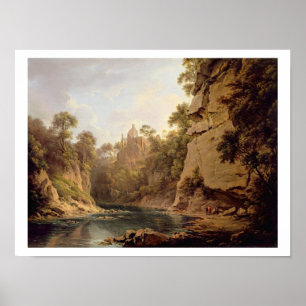 Póster Castillo de Hawthornden, cerca de Edimburgo, c.182