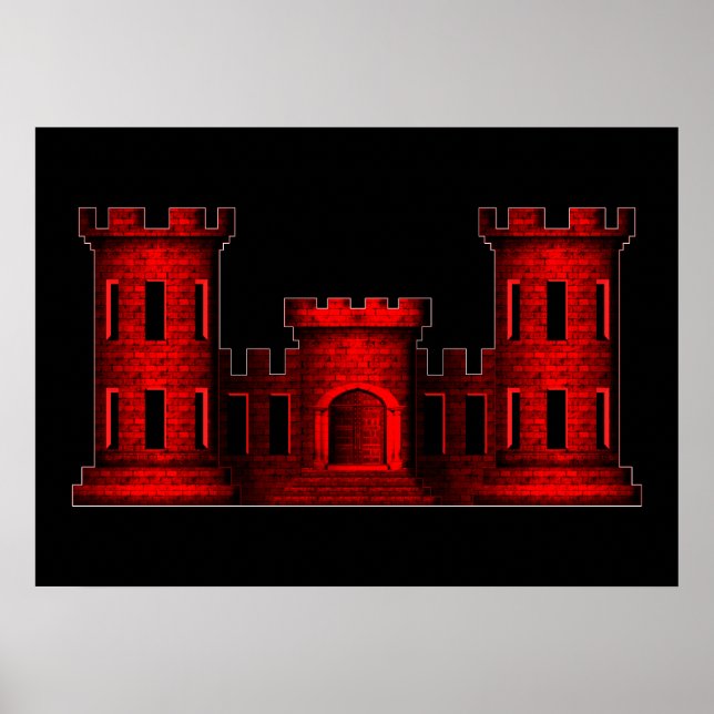 Póster Castillo de ingeniero (Frente)