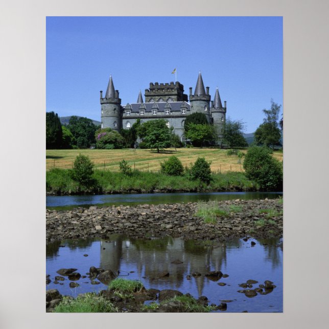 Póster Castillo de Inverary, Strathclyde, Escocia (Frente)