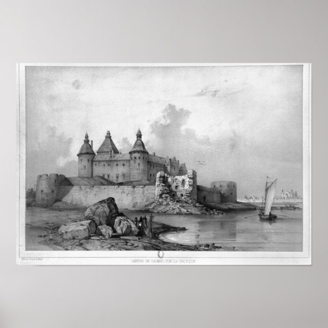 Póster Castillo de Kalmar (Frente)