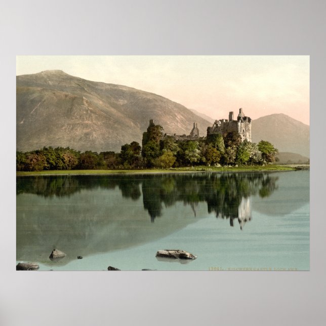 Póster Castillo de Kilchurn, Argyll y Bute, Escocia (Frente)