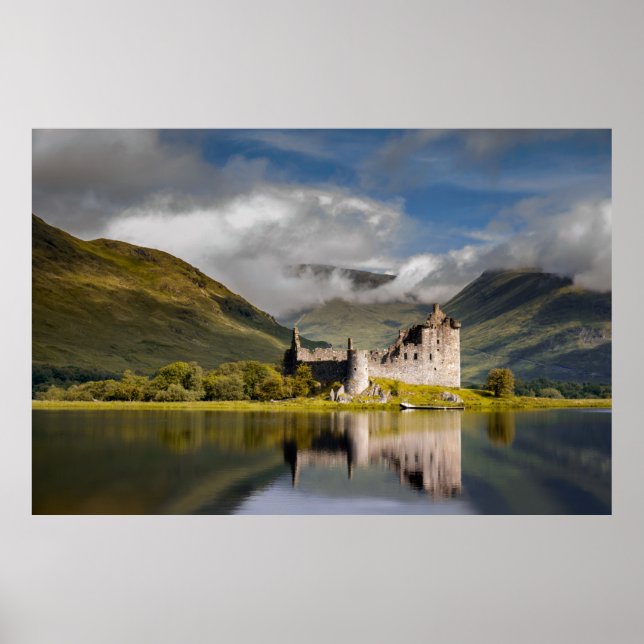 Póster Castillo de Kilchurn - Dalmally, Escocia (Frente)