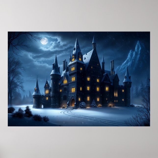 Póster Castillo de la Noche Fría Hollow (Frente)