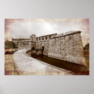 Póster Castillo de la Real Fuerza, La Habana, Cuba