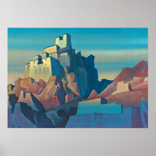 Póster Castillo de Ladakh por Nicholas Roerich