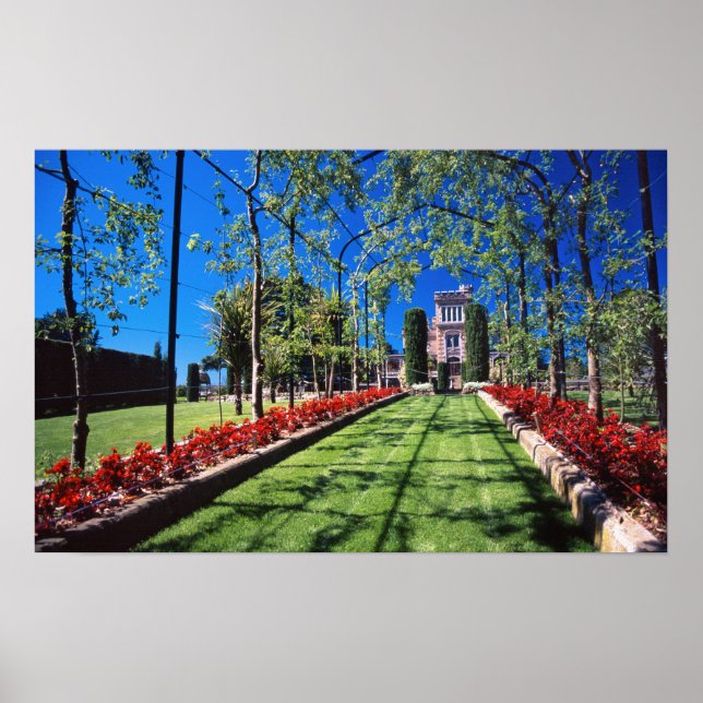 Póster Castillo de Larnach, Dunedin, Nueva Zelanda 2 (Frente)