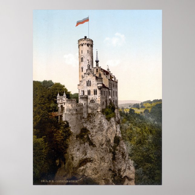 Póster Castillo de Lichtenstein (Frente)