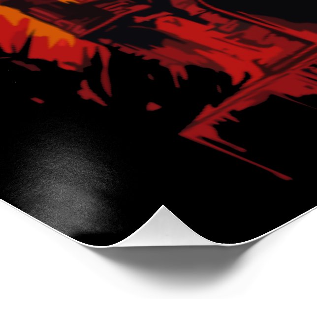 Póster Castillo de luna de sangre (Esquina)