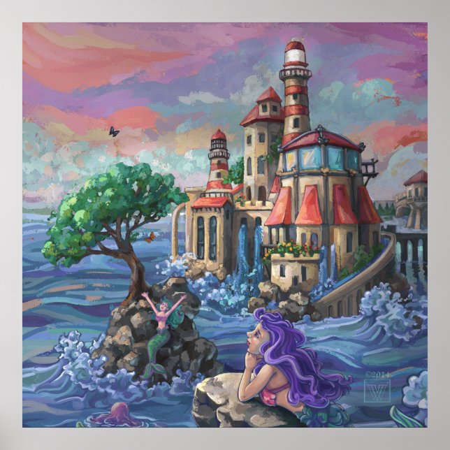 Póster Castillo de Mermaid (Frente)
