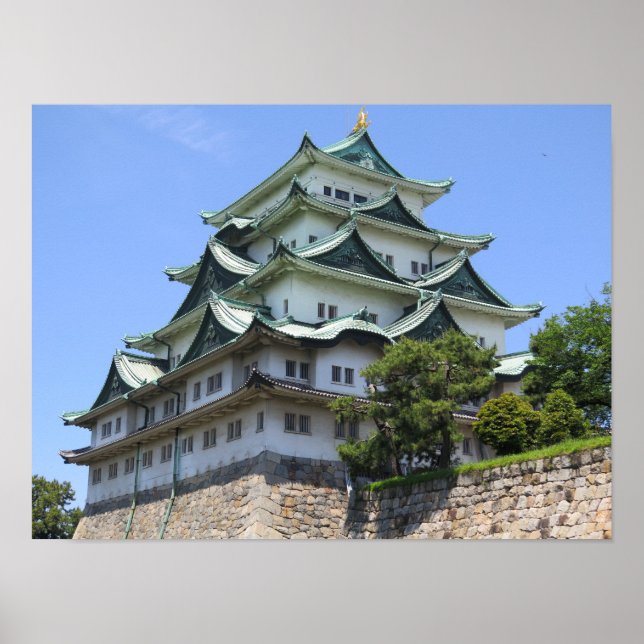 Póster Castillo de Nagoya Poster Japón (Frente)