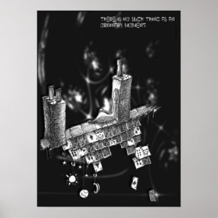 Póster Castillo de naipes