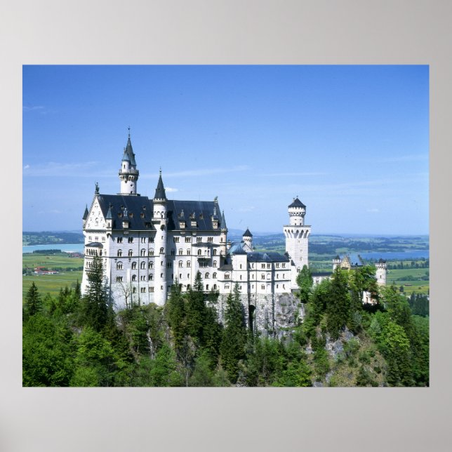 Póster Castillo de Neuchwanstein Bavaria (Frente)