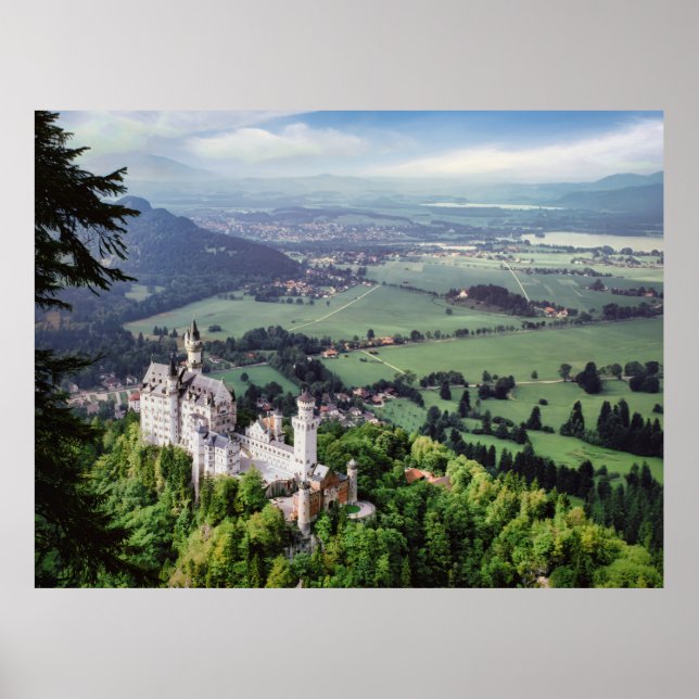 Póster Castillo de Neuschwanstein (Frente)