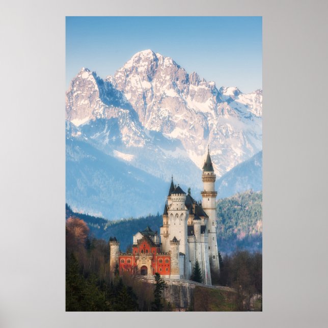 Póster Castillo de Neuschwanstein (Frente)