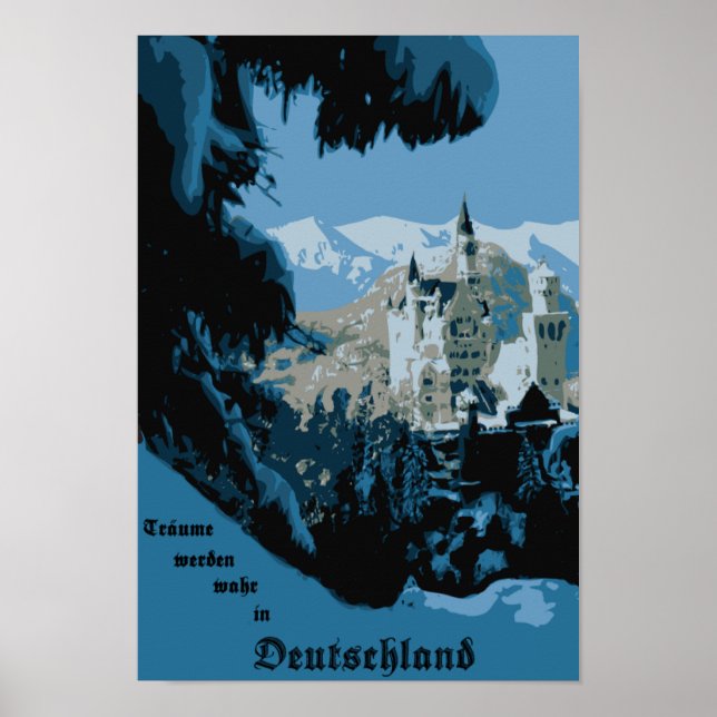 Póster Castillo de Neuschwanstein (Frente)