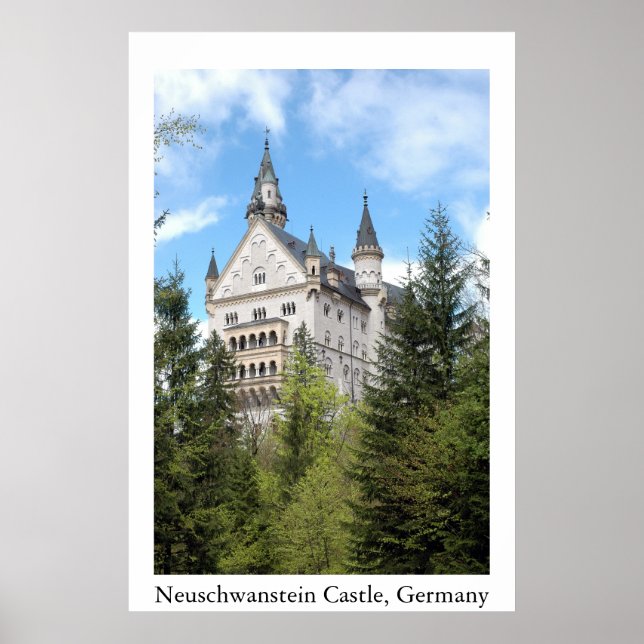 Póster Castillo de Neuschwanstein (Frente)