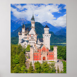 Póster Castillo de Neuschwanstein Alemania