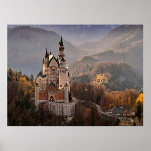Póster Castillo de Neuschwanstein Alemania