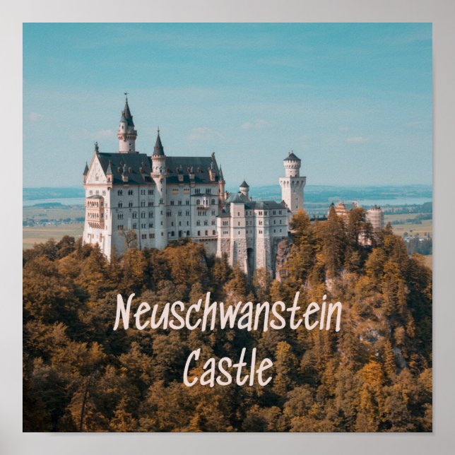 Póster Castillo de Neuschwanstein Alemania (Frente)