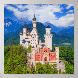 Póster Castillo de Neuschwanstein Alemania