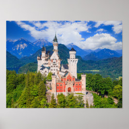 Póster Castillo de Neuschwanstein Alemania