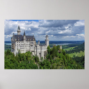 Póster Castillo de Neuschwanstein Alemania