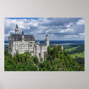 Póster Castillo de Neuschwanstein Alemania
