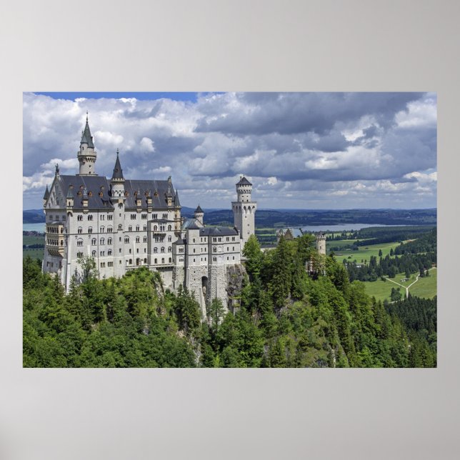 Póster Castillo de Neuschwanstein Alemania (Frente)