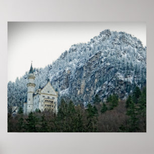 Póster Castillo de Neuschwanstein - Poster de Baviera