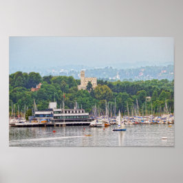 Póster Castillo de Oscarshall, Oslo, Noruega