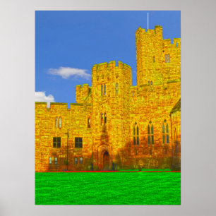 Póster Castillo de Peckforton en Tarporley, Cheshire