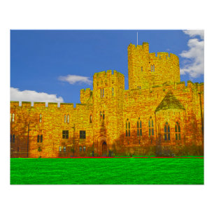 Póster Castillo de Peckforton en Tarporley, Cheshire