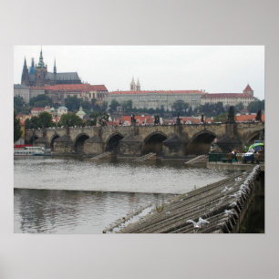 Póster Castillo de Praga